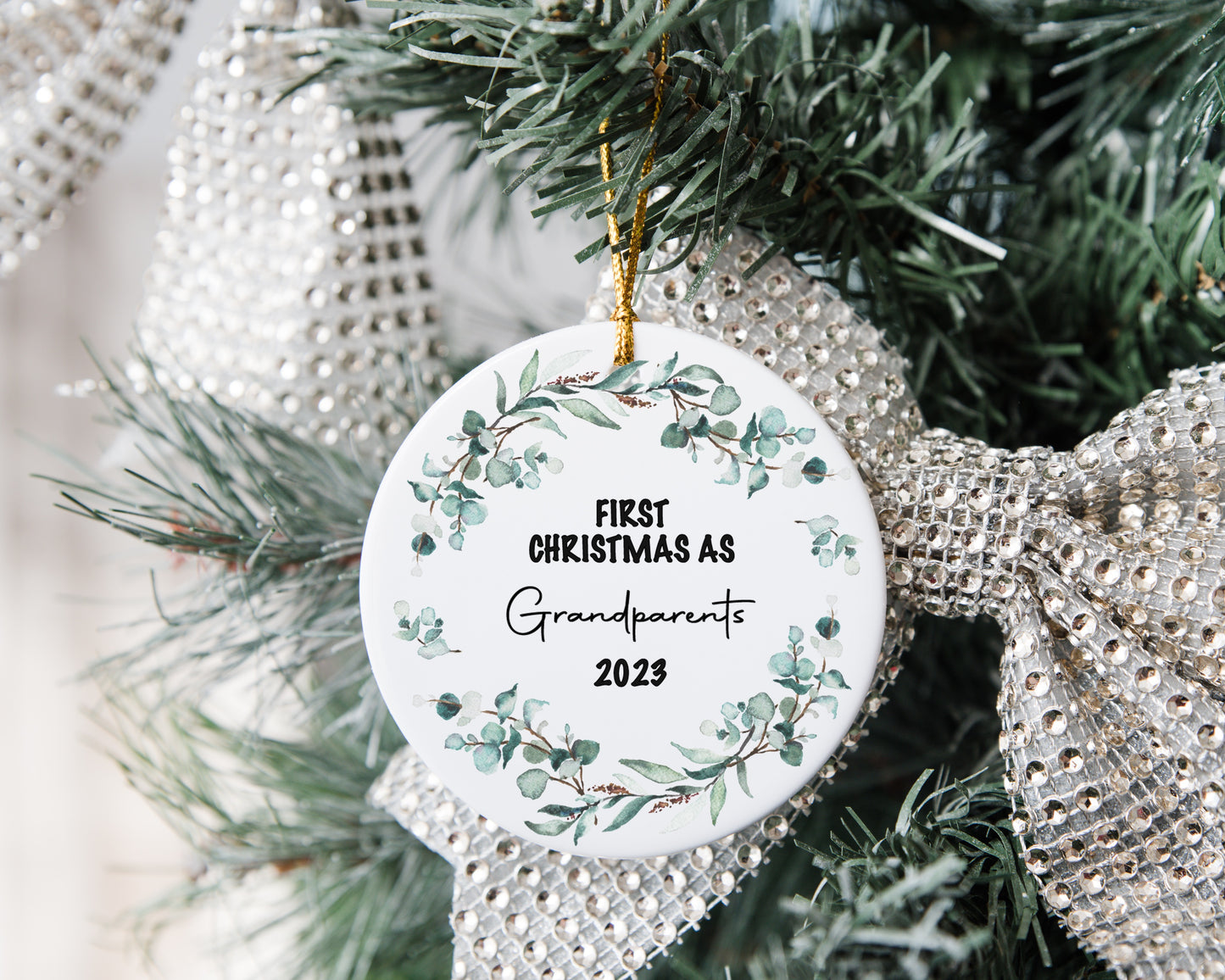 Christmas Ornament - First Christmas as Grandparents