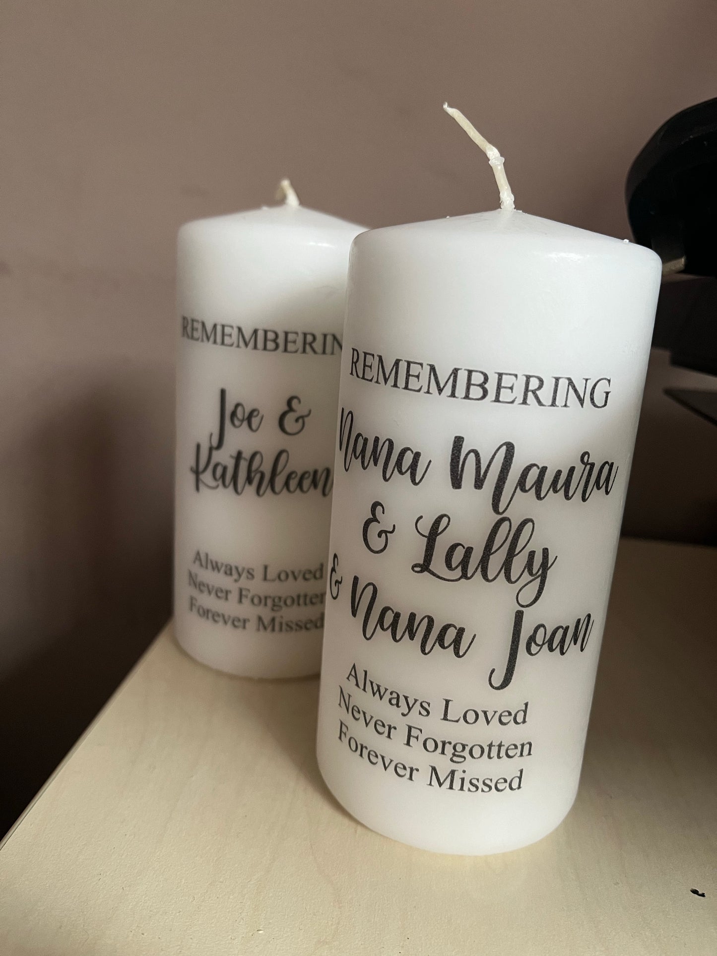 Remembrance Candle - No Picture