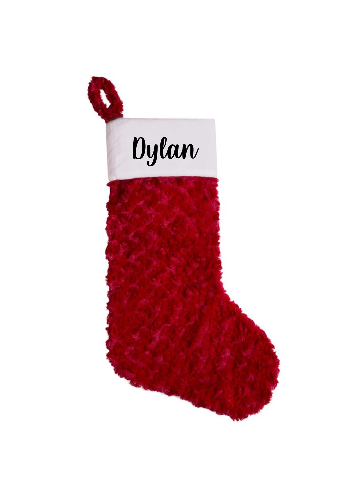 Red Christmas Stocking - Personalised