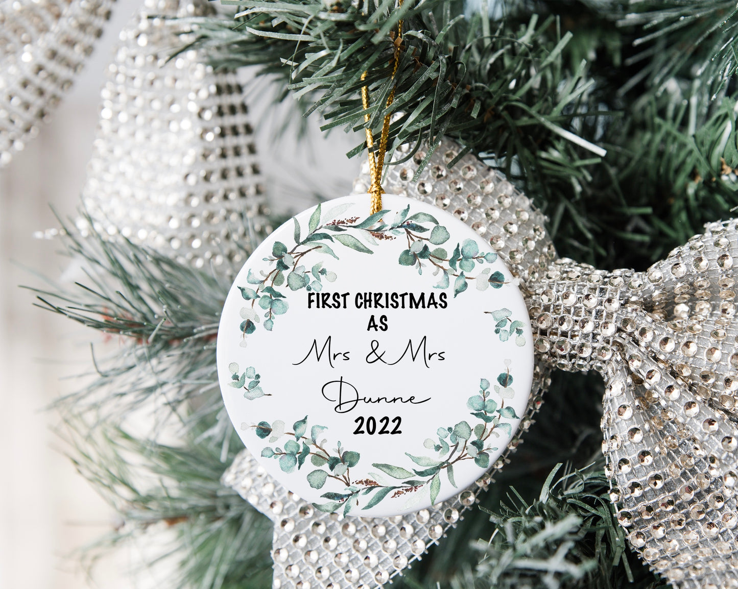 Christmas Ornament - First Christmas Married